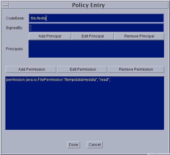 Policy Tool - Policy File Creation and Management Tool