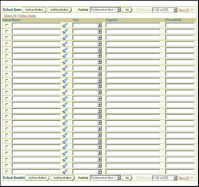 complex table