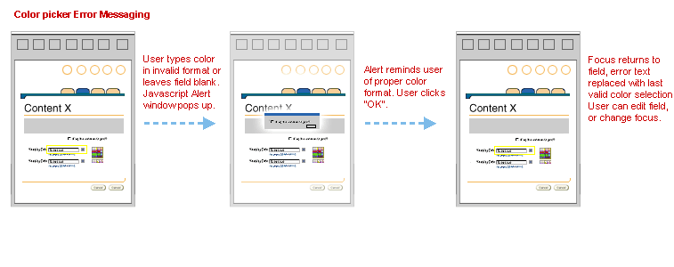 Page Flow Error Messaging