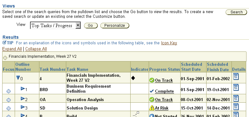Tip with link to message page containing Key Notation