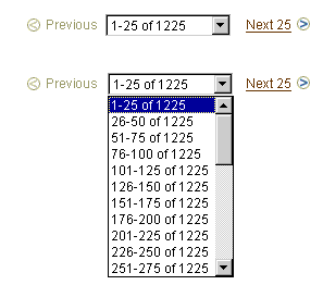 next/previous picture with large data set