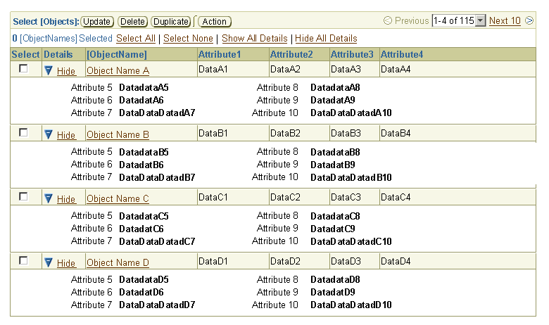 Hide/Show all